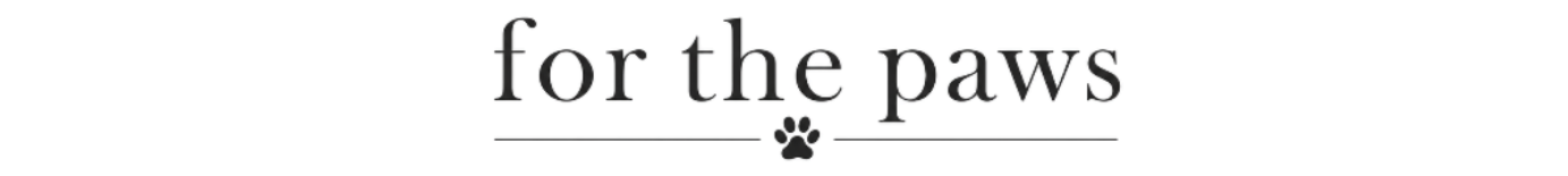 For the Paws